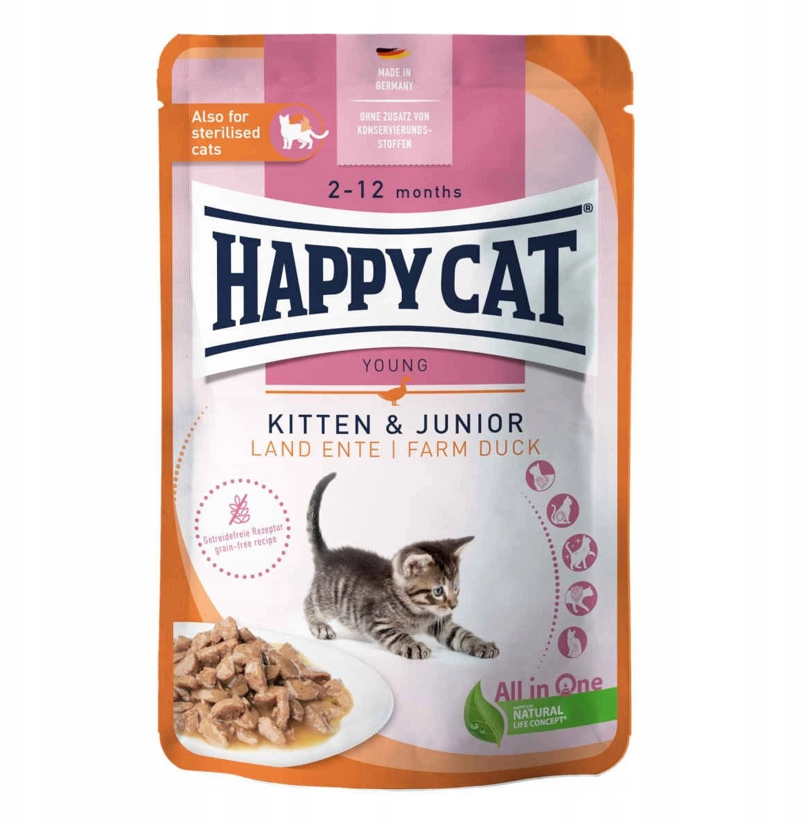 Kitten  Junior Farm Duck  wet food