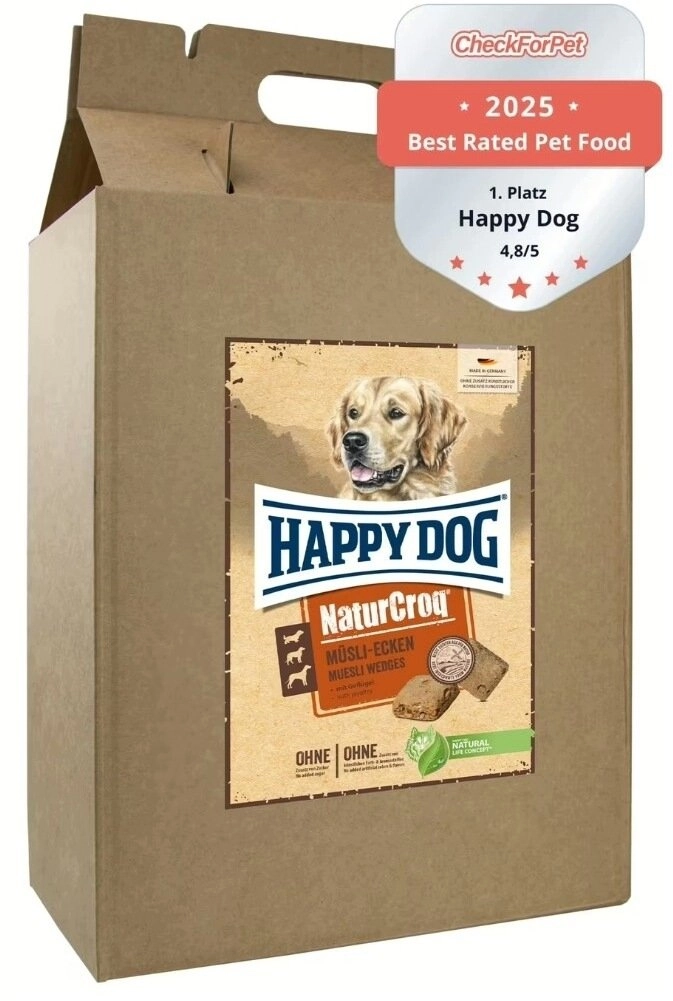 Happy Dog NaturCroq Müsli-Ecken  chicken cones