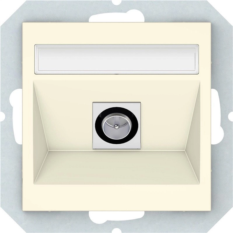 TV SOCKET IVORY TVL01-02 QR1000 15088543