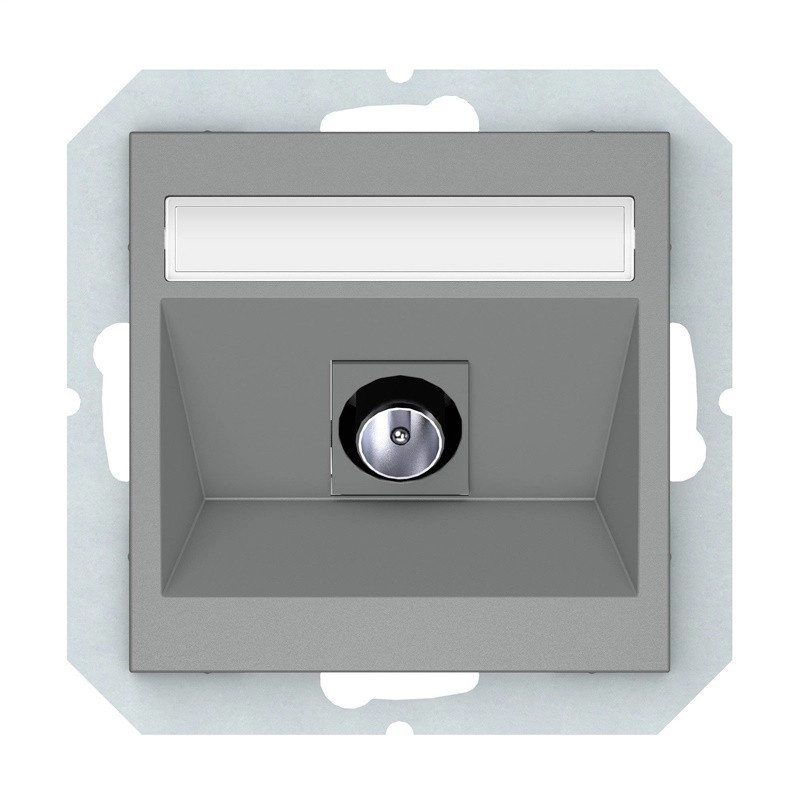 TV SOCKET GREY TVL01-02 QR1000 15384043