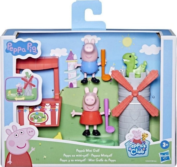 Peppa Pig figures - mini golf