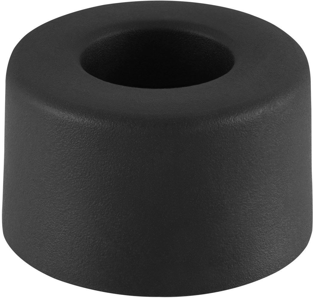 DOOR STOP 25N 40X25MM BLACK 1PCS