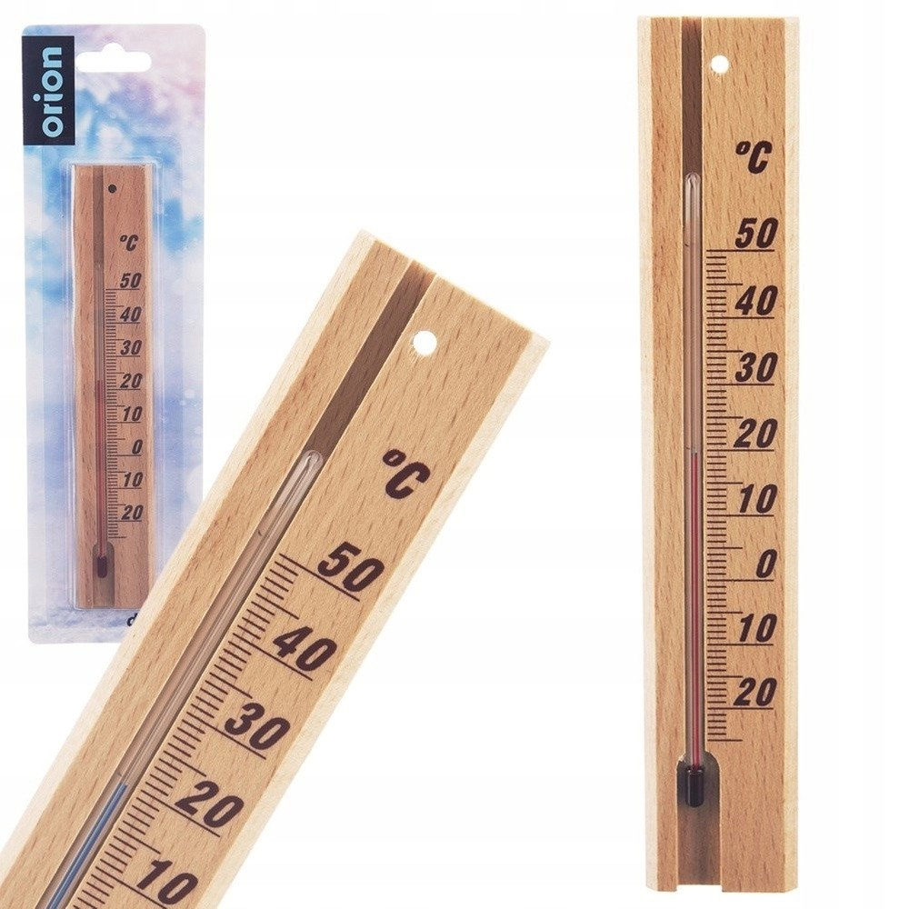 Universal wooden thermometer 20 cm ORI_830226