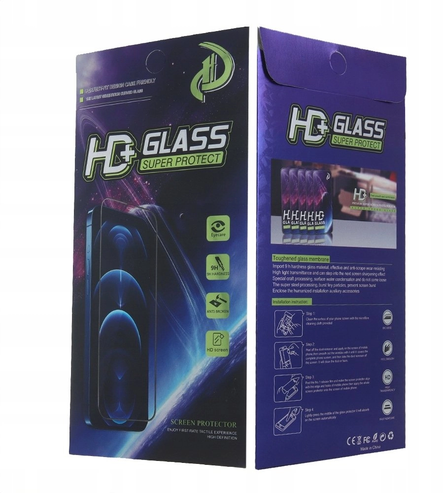 9D tempered glass for Realme 14