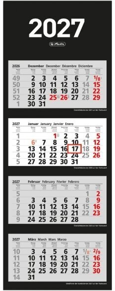 Herlitz 4-month wall calendar 2027 400207937