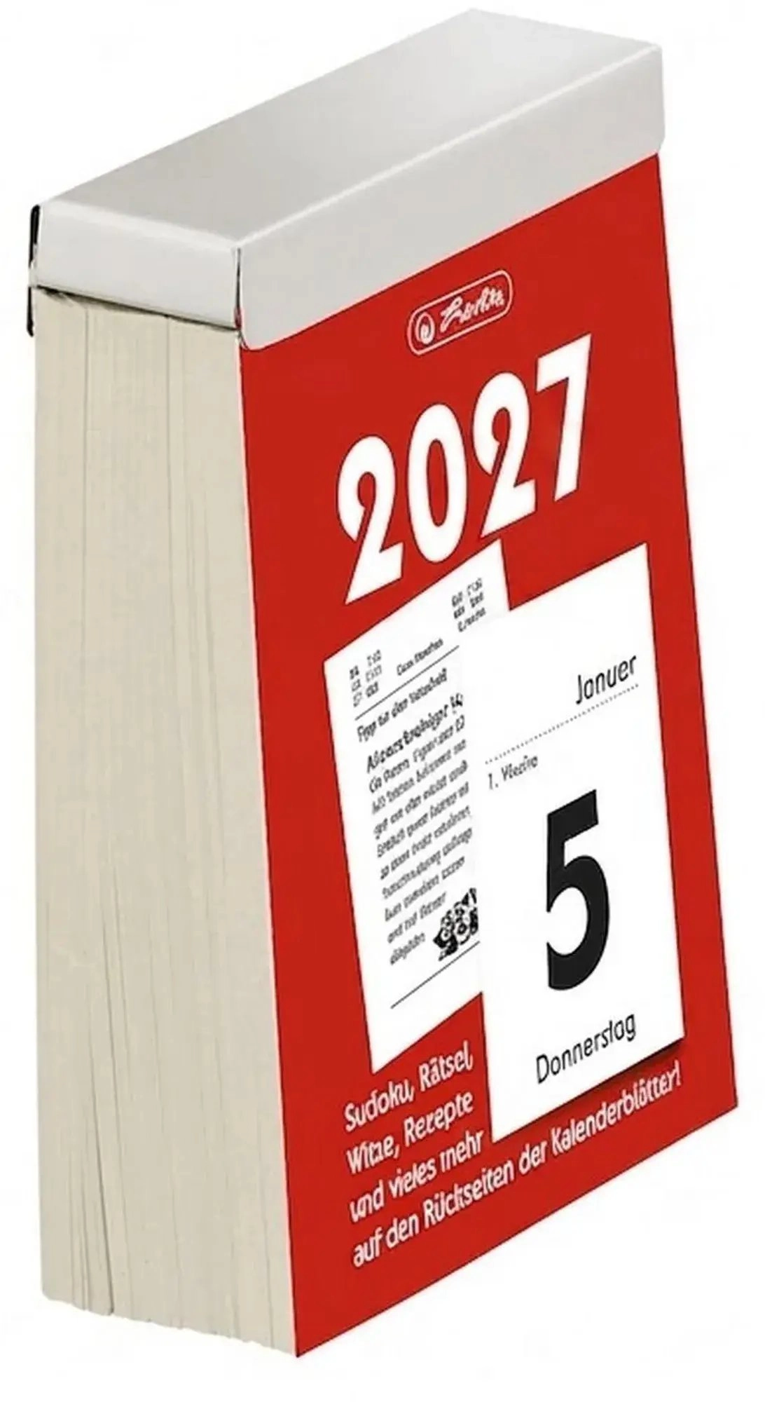 Herlitz tear-off calendar size 5 81x106mm