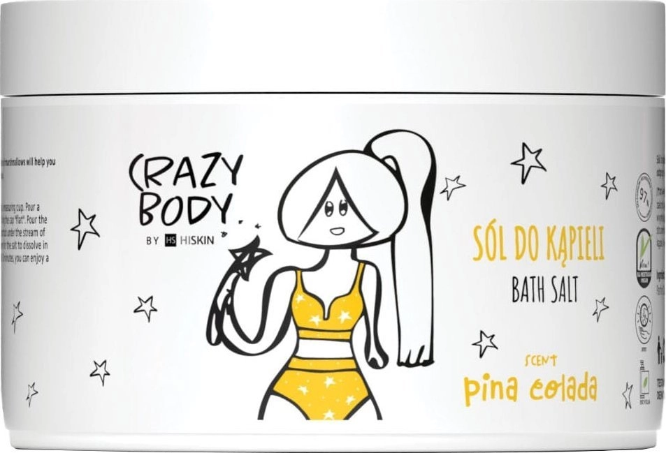 HISKIN Crazy Body Sól do kąpieli