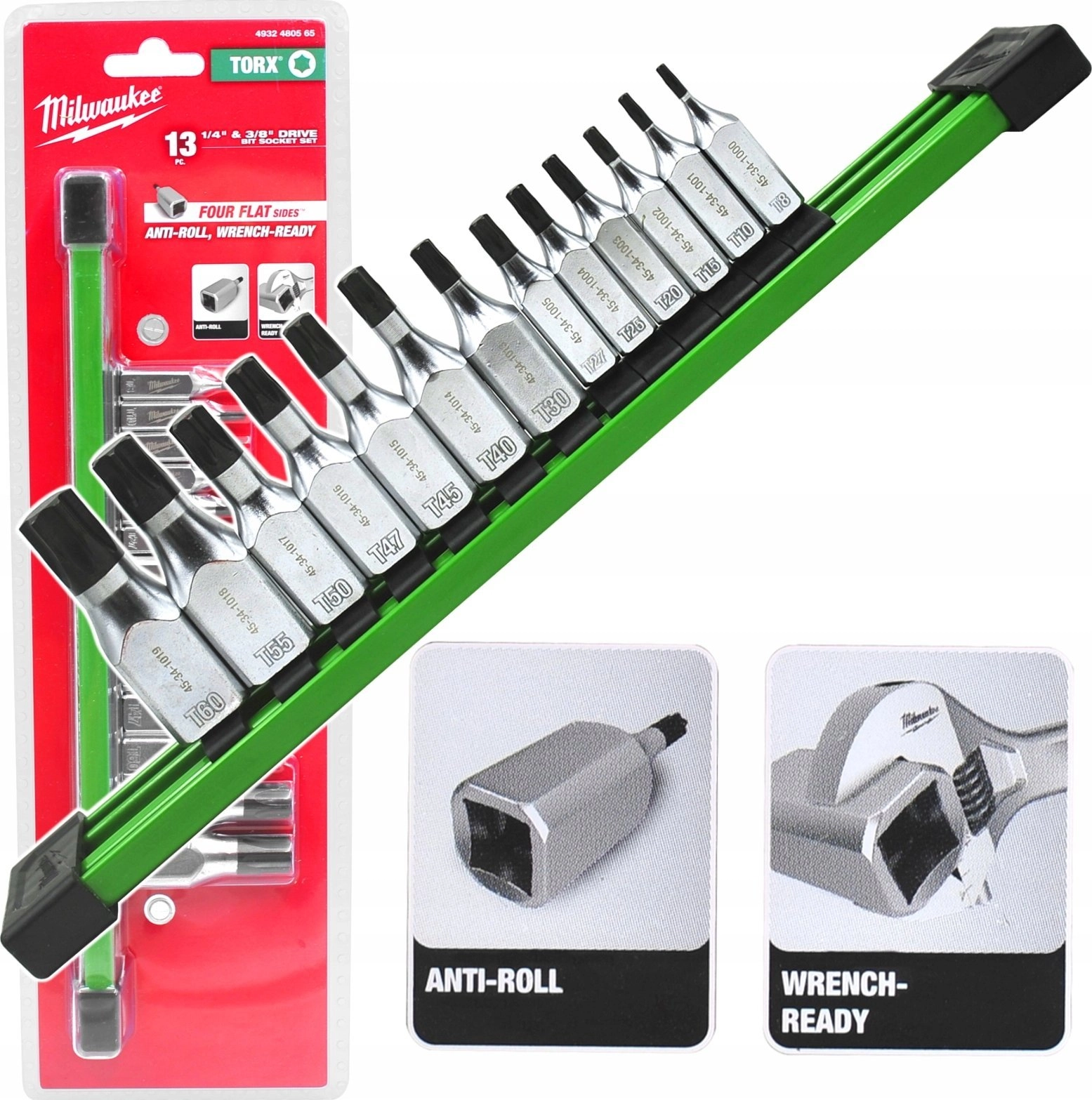 Hikoki MILWAUKEE SET OF SHANK SOCKETS