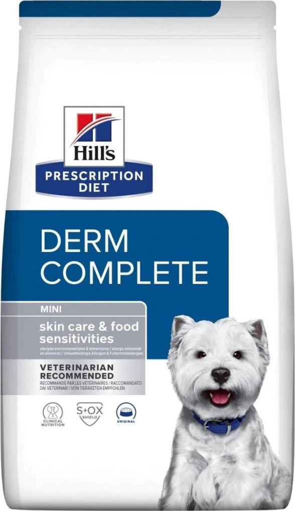 HILL````S Prescription Diet Derm Complete Mini