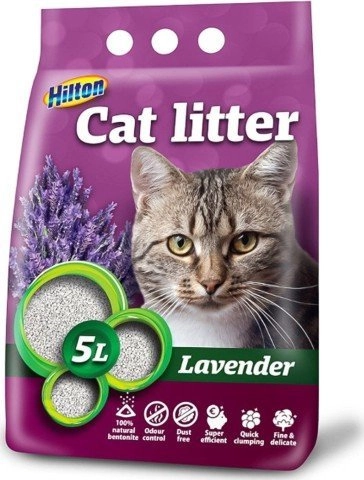 HILTON bentonite lavender clumping cat litter
