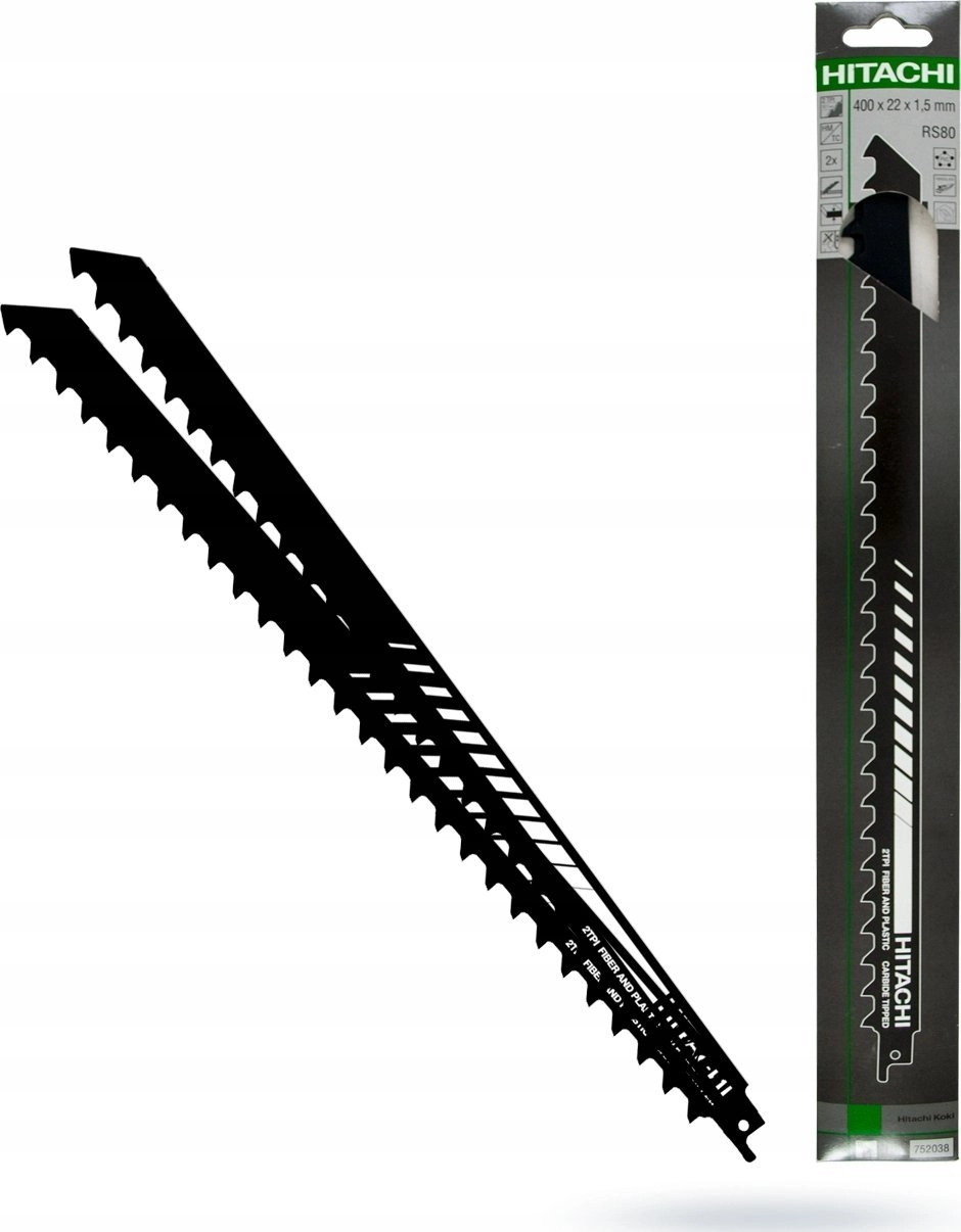 Reciprocating saw blades RS80/S2041HM 2 pcs