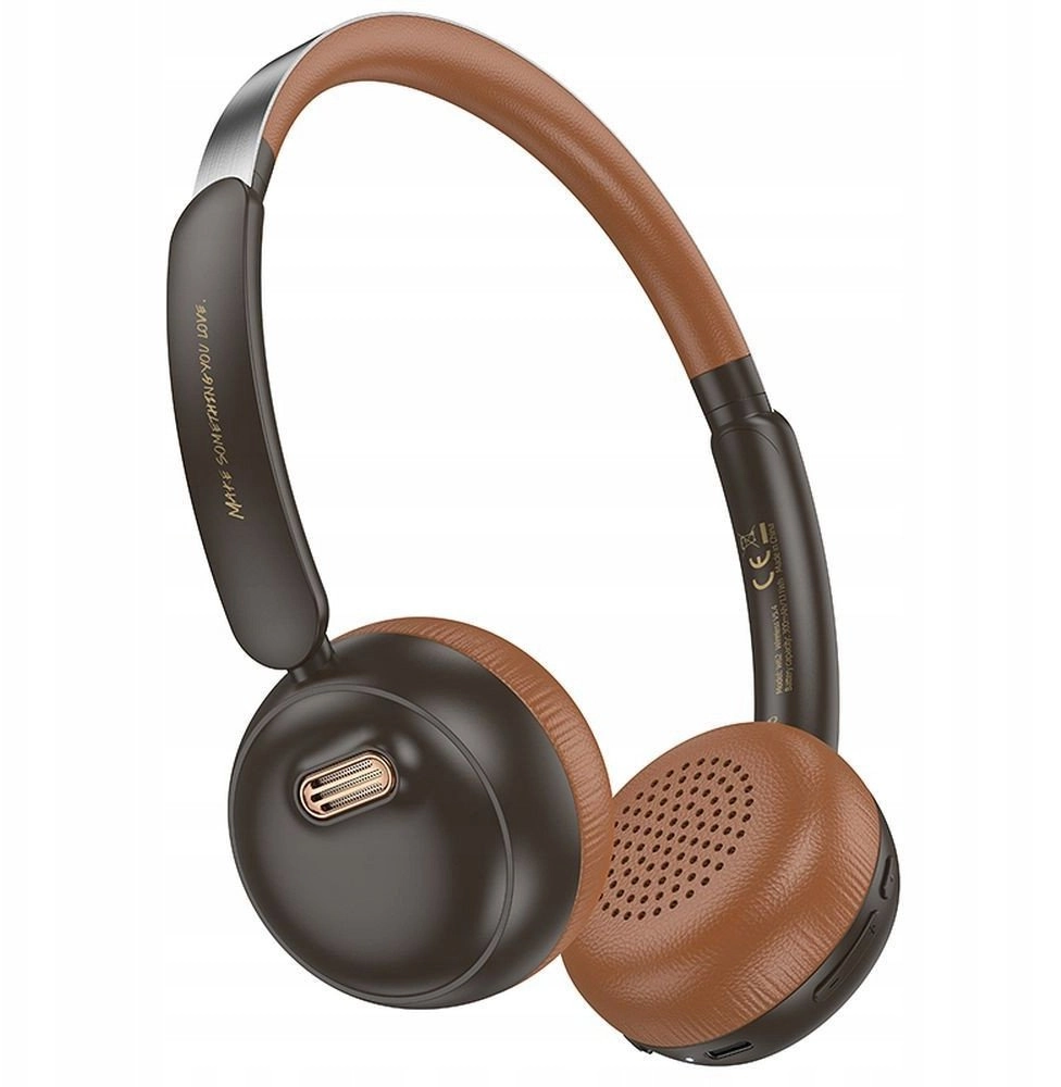 HOCO wireless Bluetooth headphones W62 brown