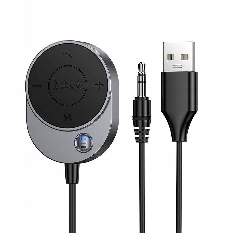 Odbiornik AUX Hoco Bluetooth z kablem