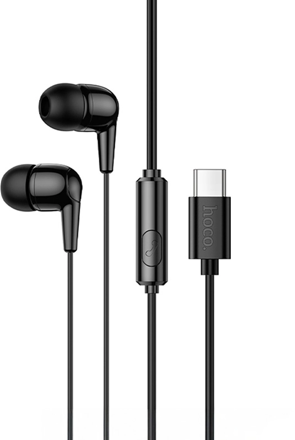 Słuchawki przewodowe douszne USB C Hoco