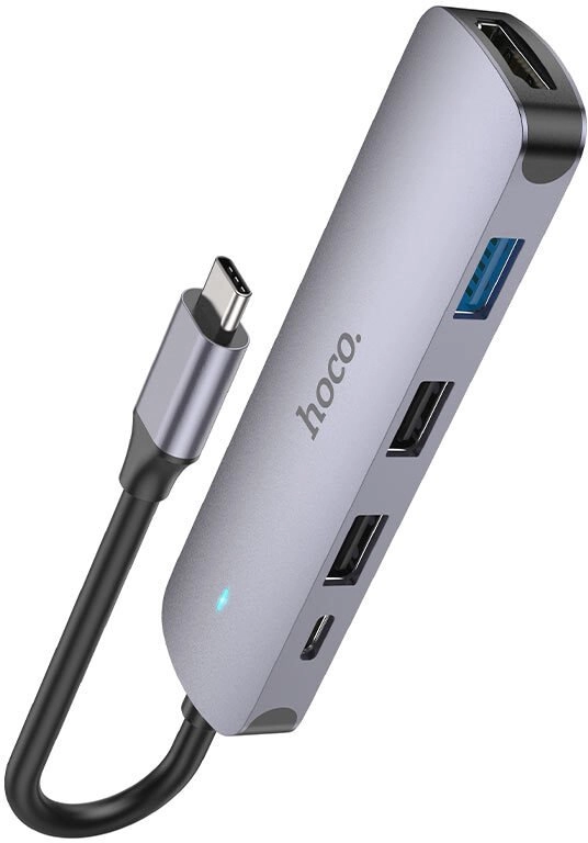 Adapteris Hoco HB27 Type-C Multi-Function Converter
