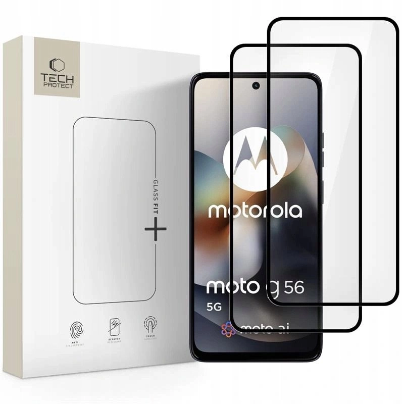 SZKŁO HARTOWANE TECH-PROTECT GLASS FIT+ 2-PACK