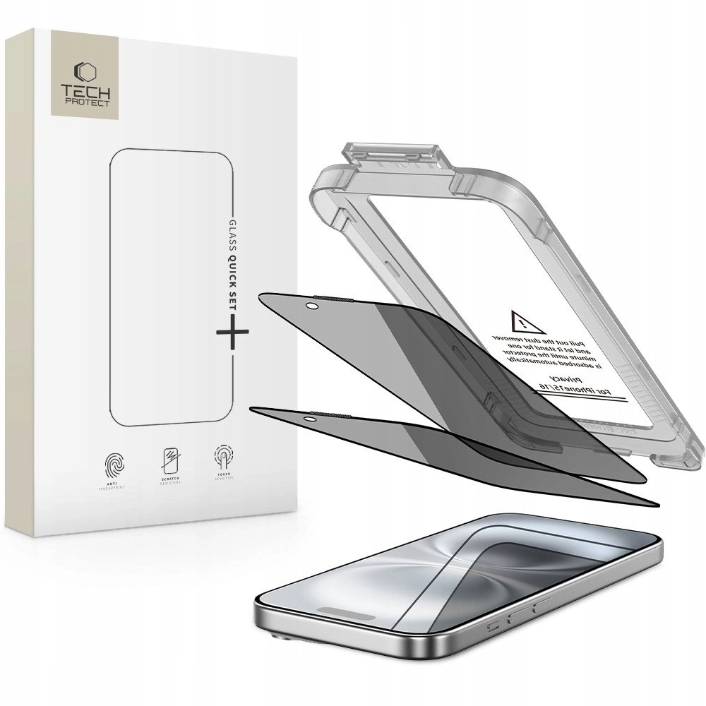 Tech-Protect Quick Set Spy+ privacy glass