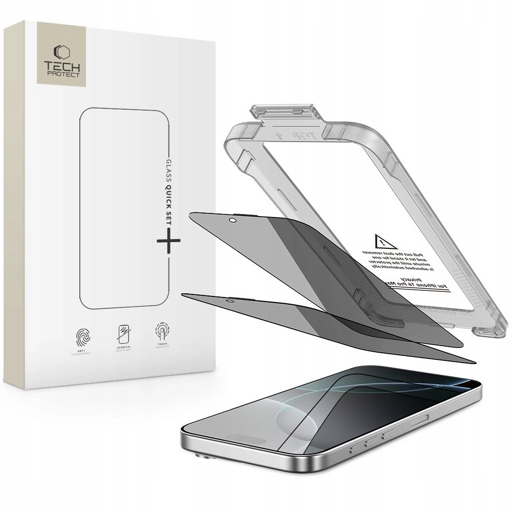 Tech-Protect Quick Set Spy+ privacy glass