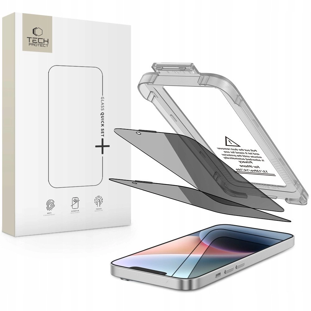 Tech-Protect Quick Set Spy+ privacy glass