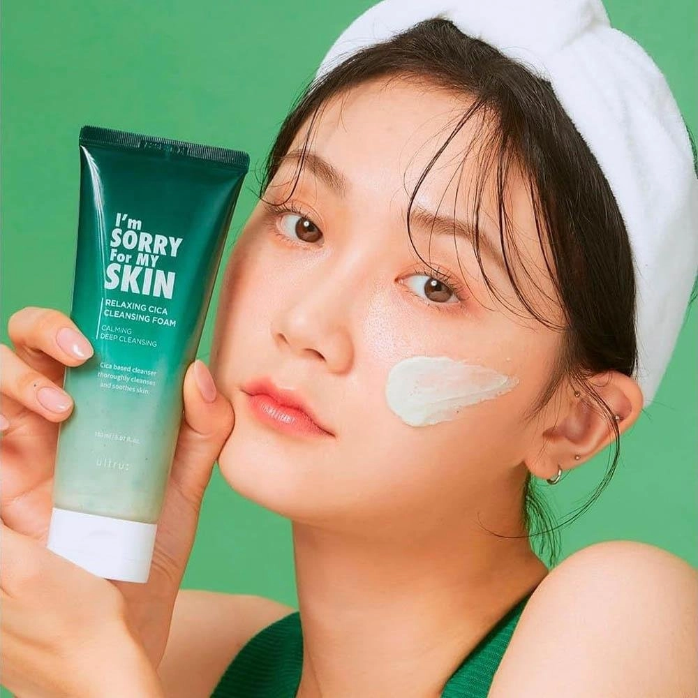 ISFMS Relaxing Cica Cleansing Foam Facial
