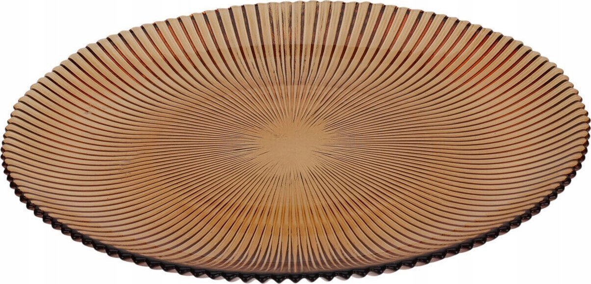 Home Styling Collection Prążkowany talerz deseroway