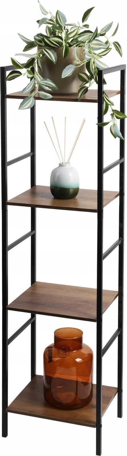 Metal living room shelf with 4