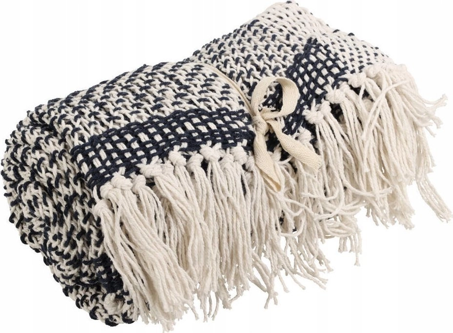 Melange cotton bedspread 130 x 170
