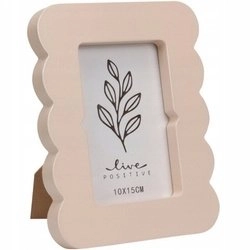 Photo frame with wavy edge BASE