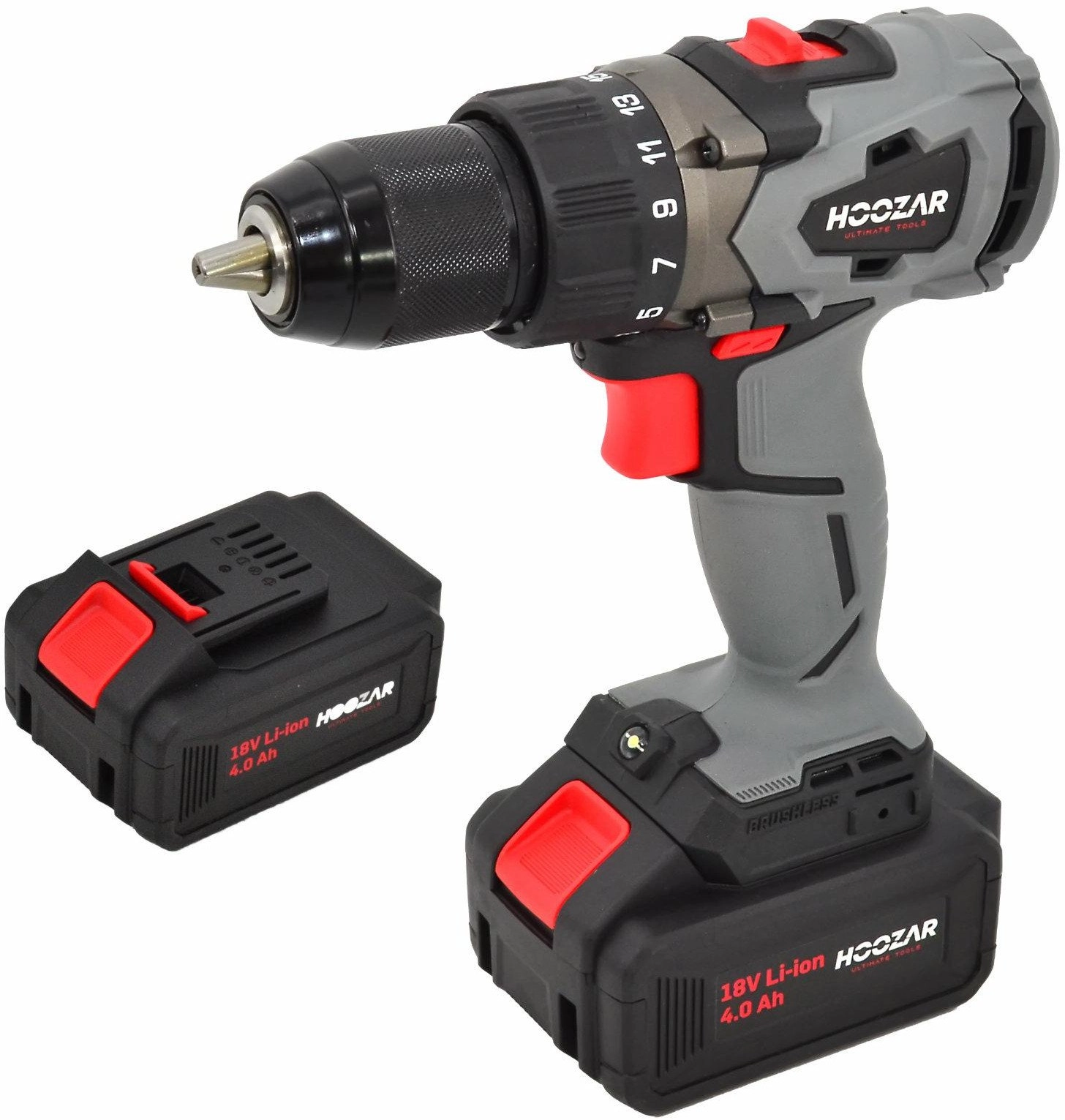 HOOZAR WKRĘTARKA 18V 2x4.0Ah 60Nm