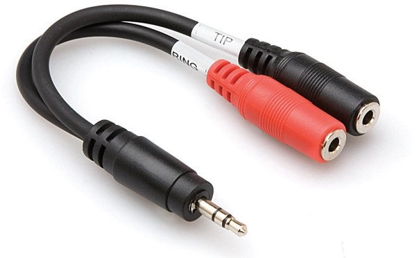 Adapter AV Hosa - Stereo Breakout