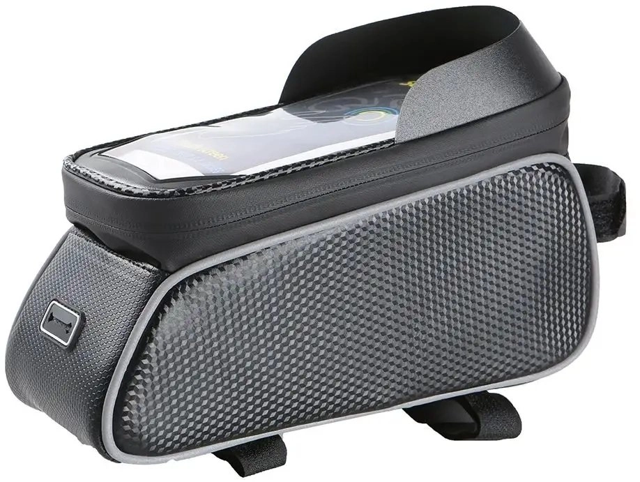 Waterproof bike frame bag with shielded