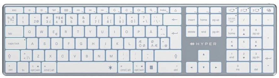 Hyper - Wireless Keyboard (Nordic) Bluetooth