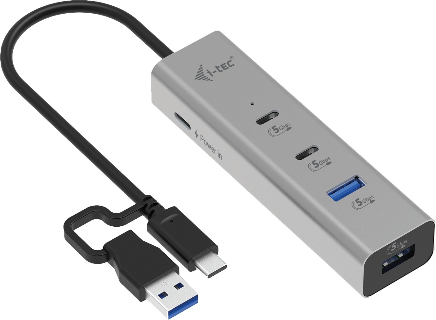I-tec Metal Universal Charging HUB 2xUSB-C