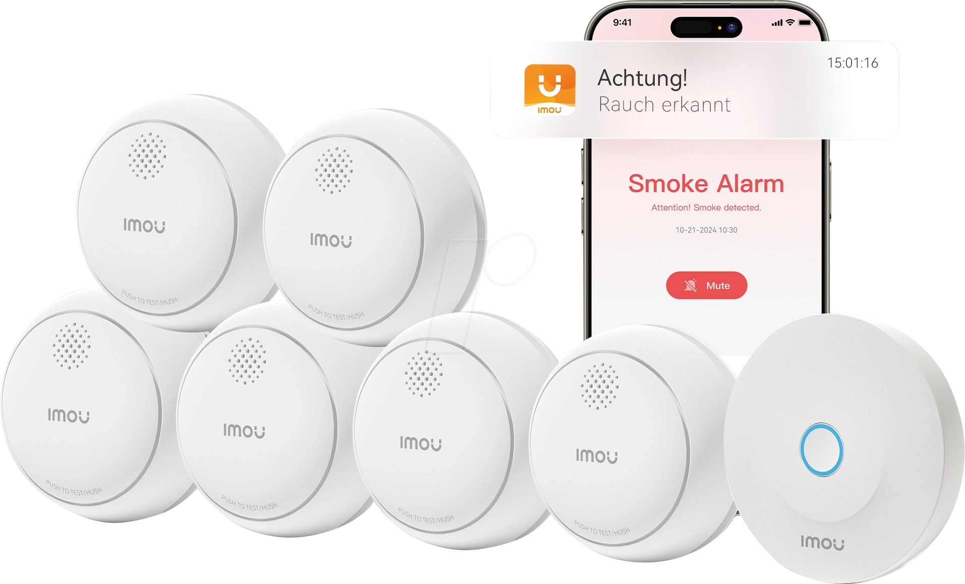 IMOU Smoke Detector KIT-3  Gateway +