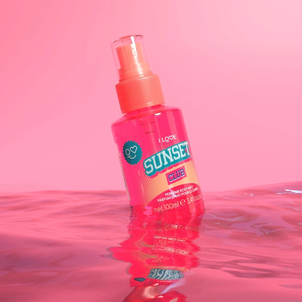 I Love  Sunset Club  Scented Spray