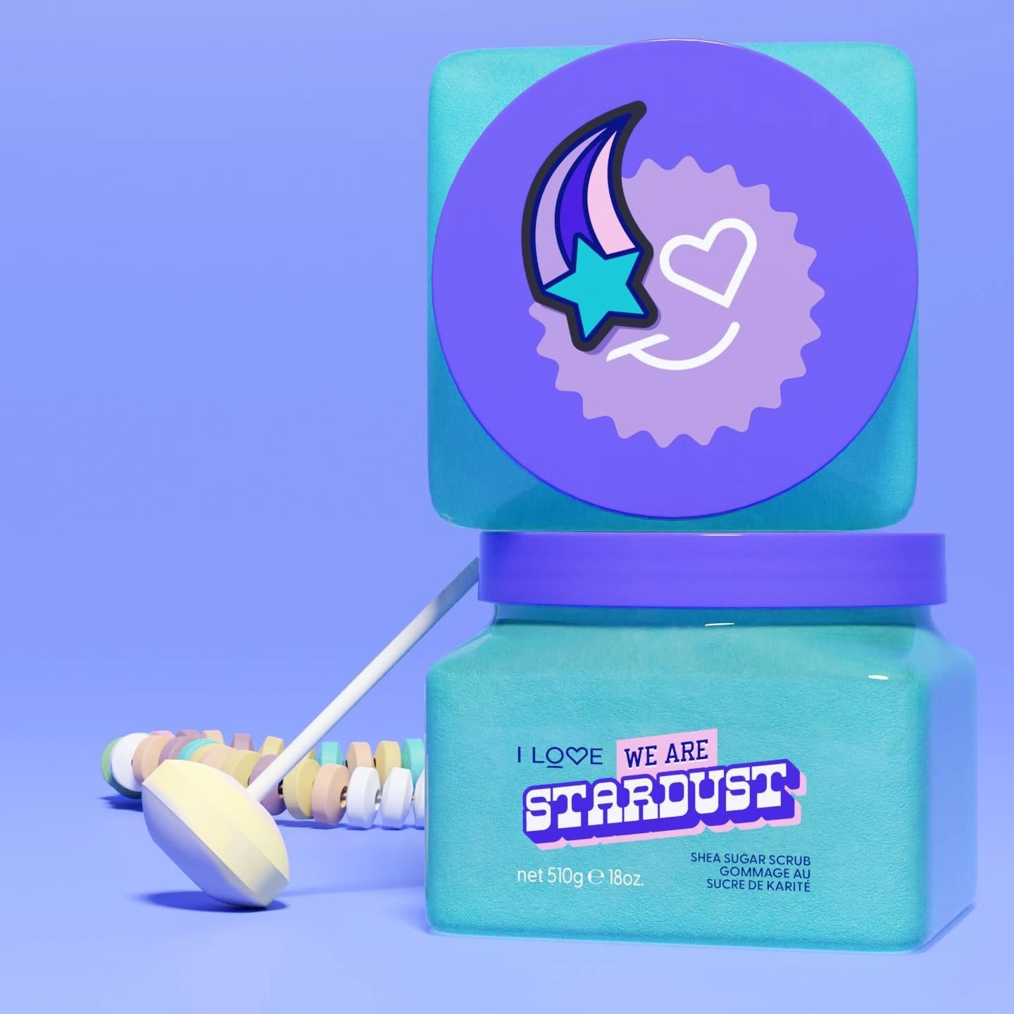 I Love  We Are Stardust  Exfoliating