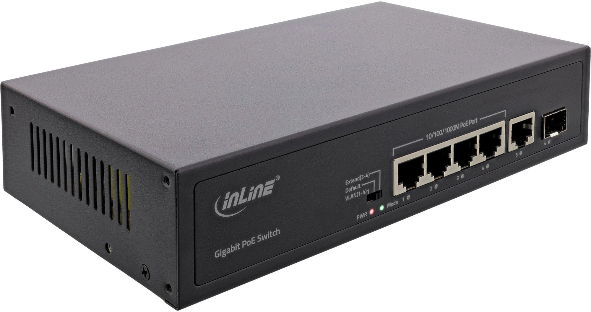 Switch InLine InLine® PoE+ Gigabit Network