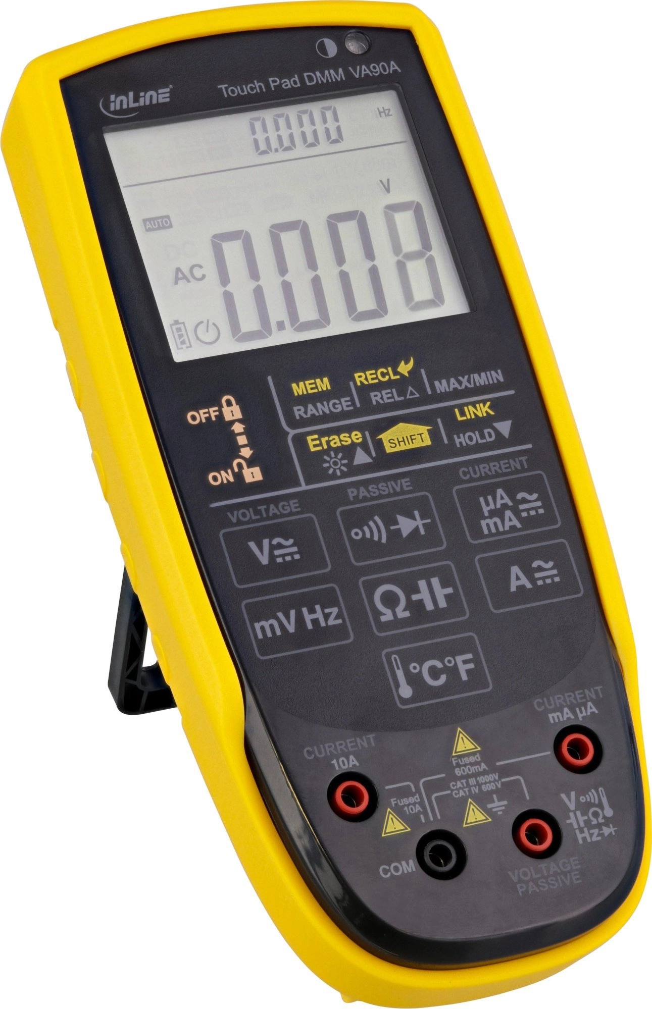 InLine Multimeter with touch pad and