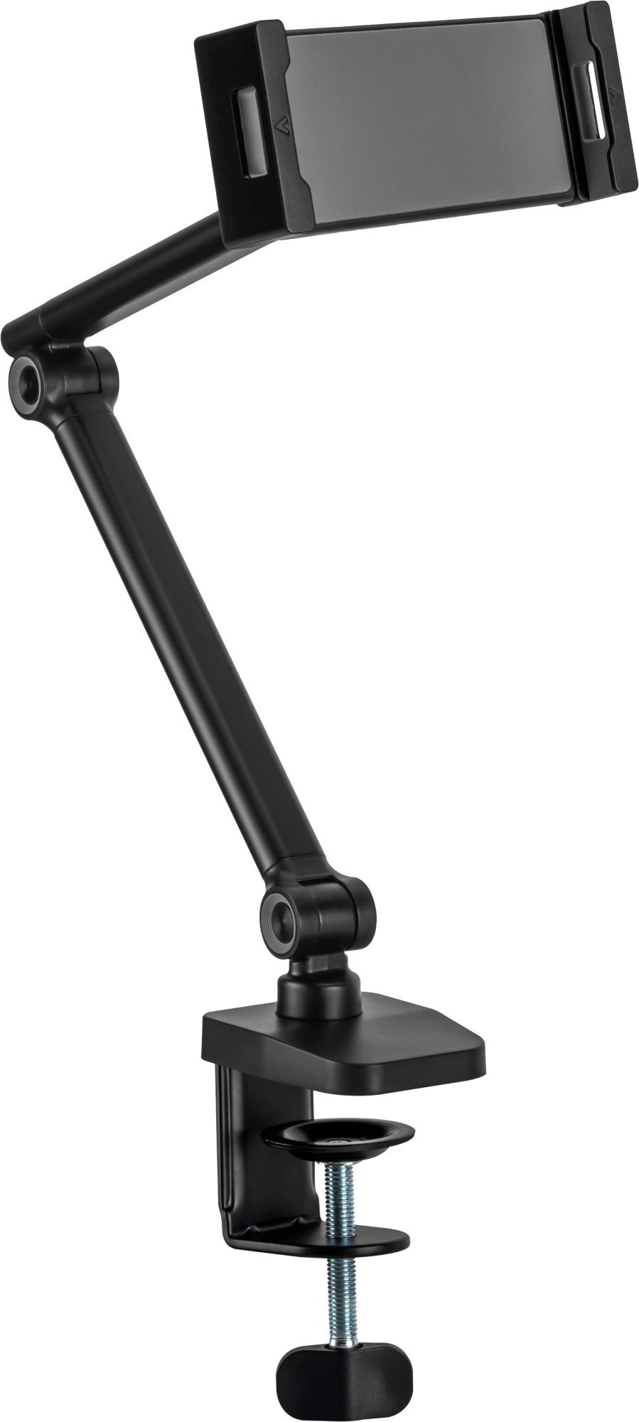 InLine tablet holder with table clamp