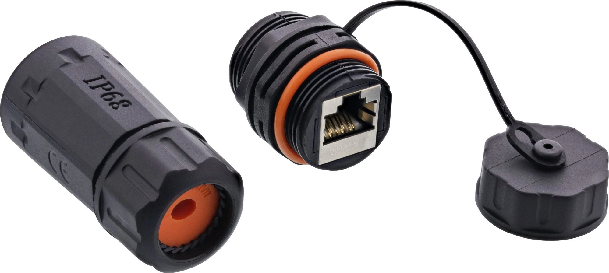 InLine patch cable coupling - RJ45