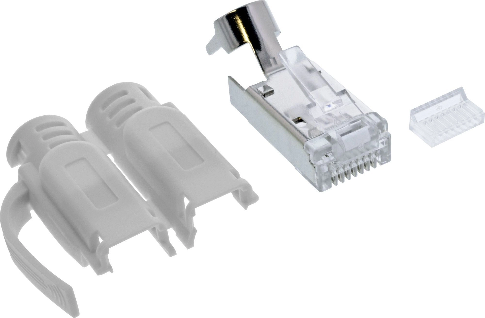 InLine crimp connector Cat.6A RJ45