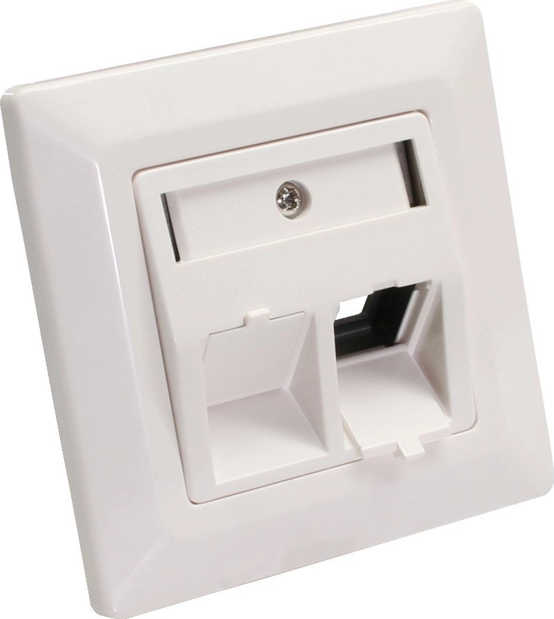InLine frame set for 2x RJ45