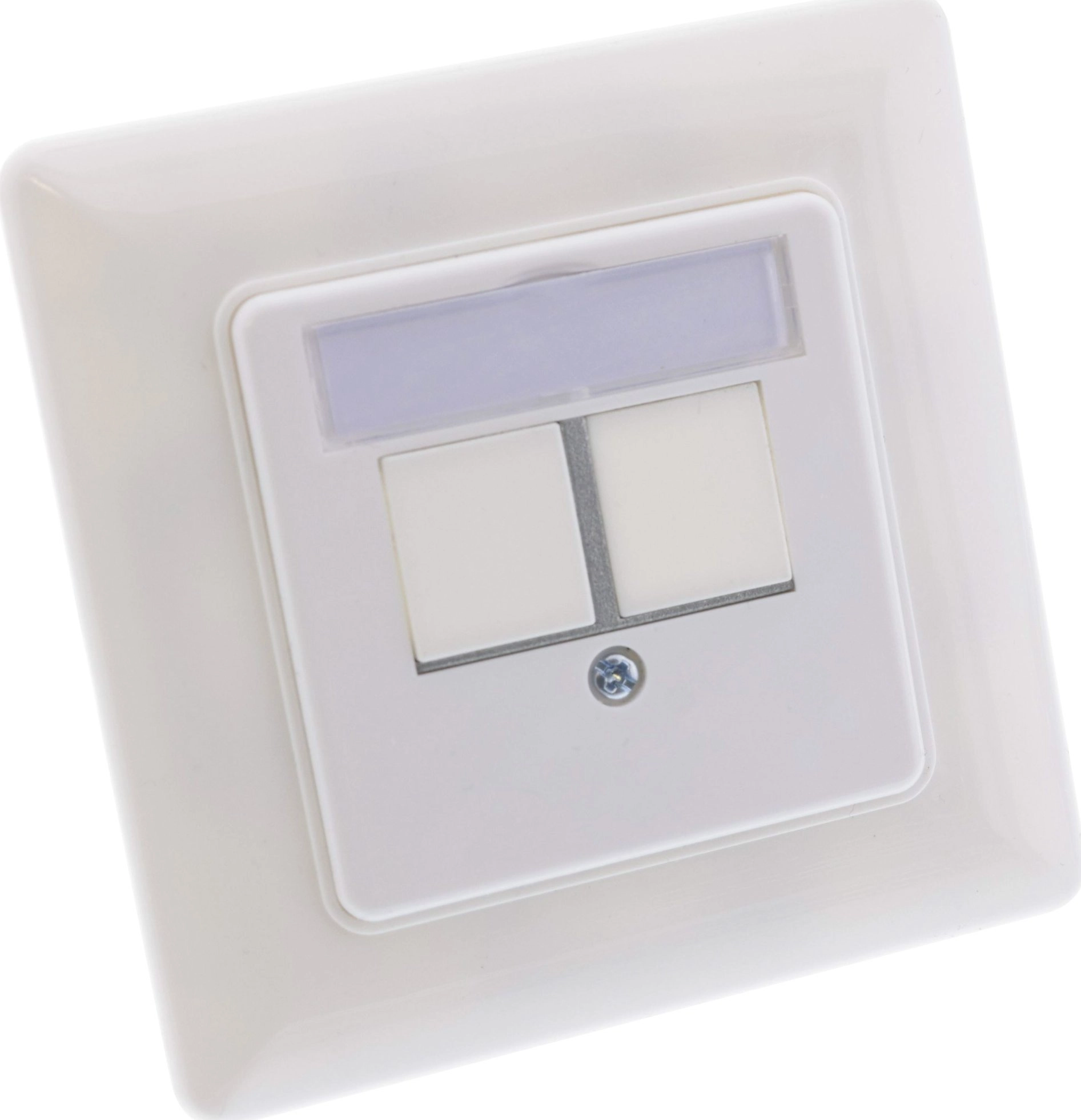 InLine frame set for 2x RJ45