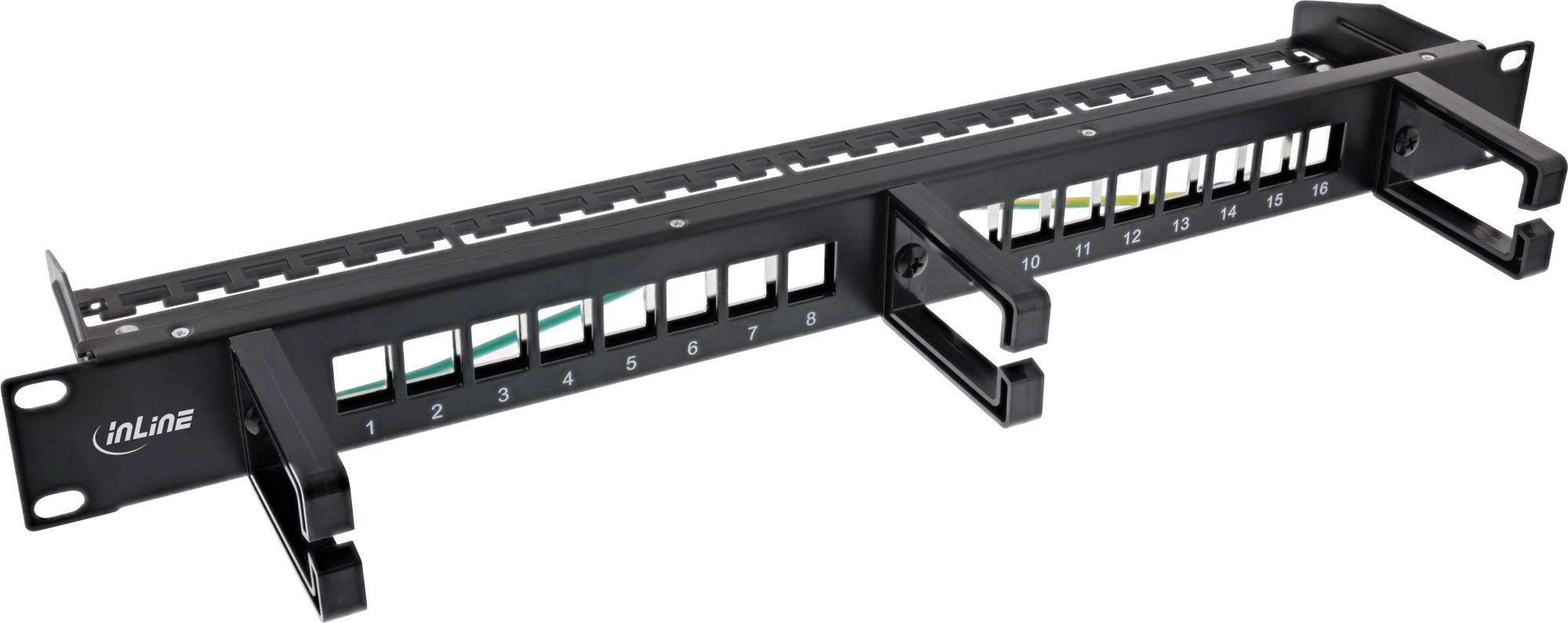 InLine patch panel 16-fold - Keystone