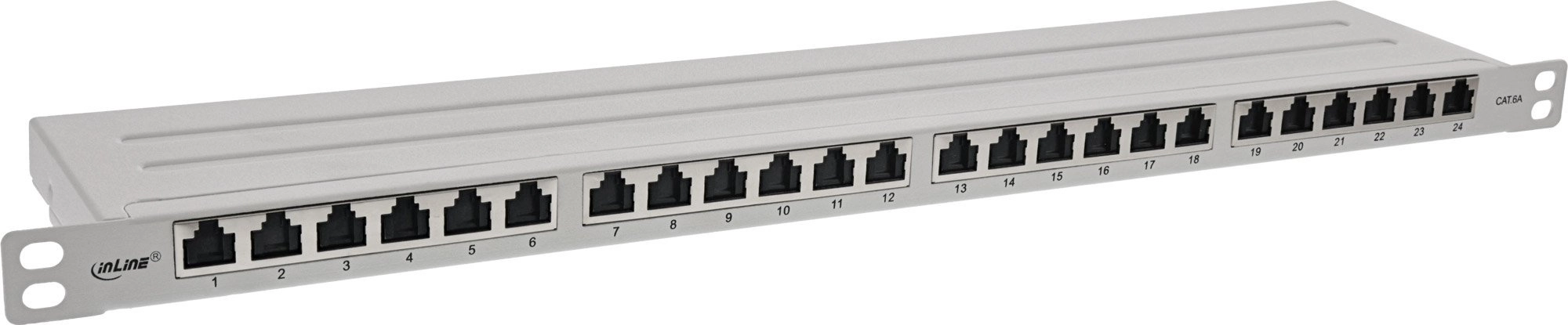 InLine 19" patch panel Cat.6A