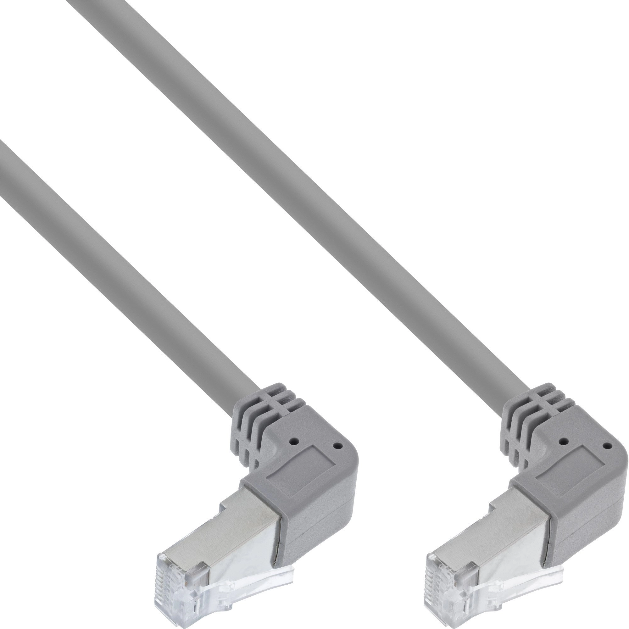InLine Patchkabel 2-seitig unten gewinkelt -