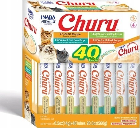 Inaba Cat Churu 40x14g (560g) creamy