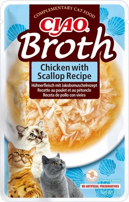 INABA Ciao Broth Chicken  Scallop -