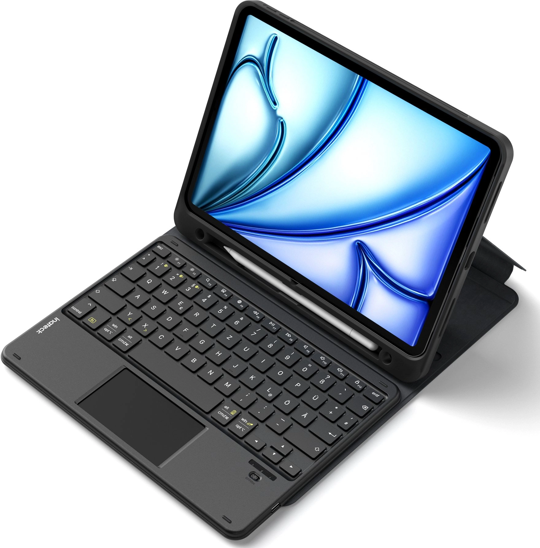 Inateck N0001 Black Bluetooth-Tastatur-HĂĽlle fĂĽr iPad