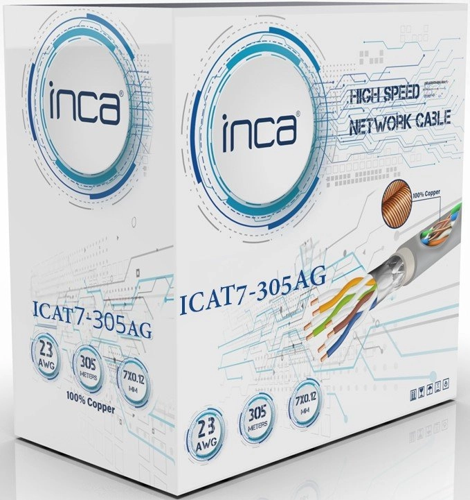 Inca ICAT7-305AG networking cable Grey 305